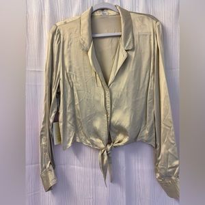 Elegant Cream Women's Top